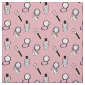 Make-up Cosmetisch Patroon Modern Roze Stof (Swatch)