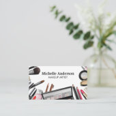 Make-up Cosmetische Accessoires en Gereedschap Visitekaartje (Staand voorkant)