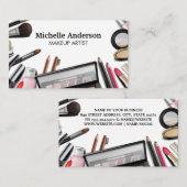 Make-up Cosmetische Accessoires en Gereedschap Visitekaartje (Voorkant / Achterkant)