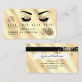 Make-up Credit Kaart wimperkoningin Visitekaartje (Voorkant / Achterkant)