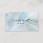 Make-up en Beauty QR Code Beautician Script Visitekaartje (Voorkant)