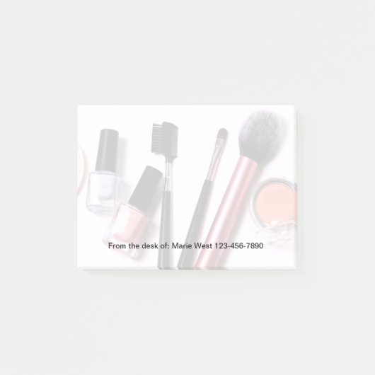 Make-up en cosmetica kleverige Notitieblokken Post-it® Notes (Voorkant)