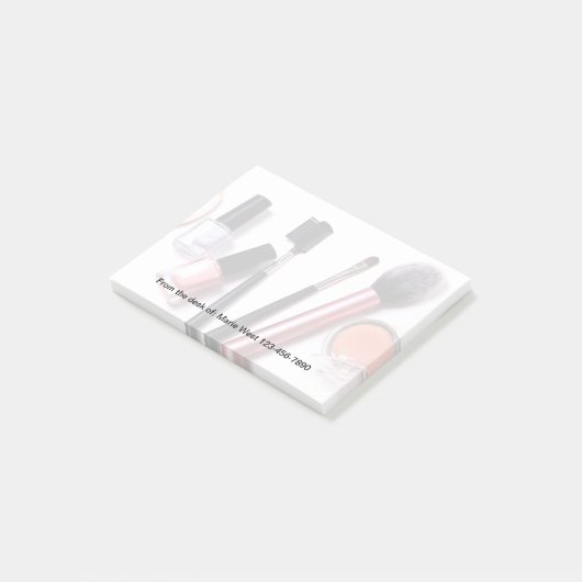 Make-up en cosmetica kleverige Notitieblokken Post-it® Notes (Schuin)