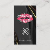 Make-up en haar | Lipsticks kus Visitekaartje (Voorkant)