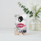 Make-up en haar | schoonheidsspecialiste | Haarsty Visitekaartje (Staand voorkant)