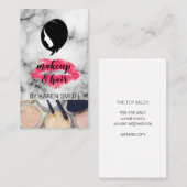 Make-up en haar | schoonheidsspecialiste | Haarsty Visitekaartje (Voorkant / Achterkant)