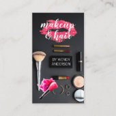 Make-up en haarstylist | Salonborstels Visitekaartje (Voorkant)