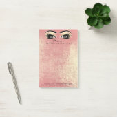 Make-up Eyes Lashes Perzik Naam Web Telefoonnummer Post-it® Notes (Kantoor)