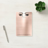 Make-up Eyes Lashes Perzik Naam Web Telefoonnummer Post-it® Notes (Kantoor)