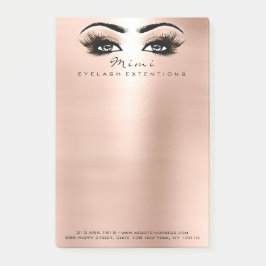 Make-up Eyes Lashes Perzik Naam Web Telefoonnummer Post-it® Notes