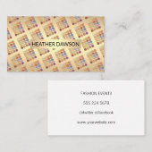 Make-up Foundation Kit | Kleurrijk | Goud Visitekaartje (Voorkant / Achterkant)