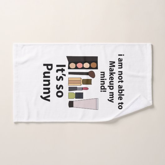 Make-up Funny Pun Make-up Handdoek (Handdoek)