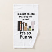 Make-up Funny Pun Make-up Handdoek (Handdoek)