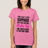 make up=geluk t-shirt (Voorkant)