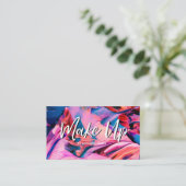 Make up geverfd make-up visitekaartje (Staand voorkant)