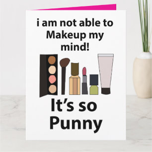 Make-up Grappige Woordspeling Make-up Kaart