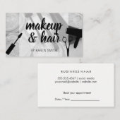 Make-up & Haar Afsprakenkaartje (Voorkant / Achterkant)