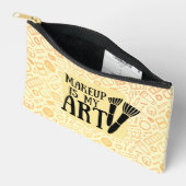 Make-up is mijn kunst kleine cosmetische tas (Open)