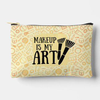 Make-up is mijn kunst kleine cosmetische tas