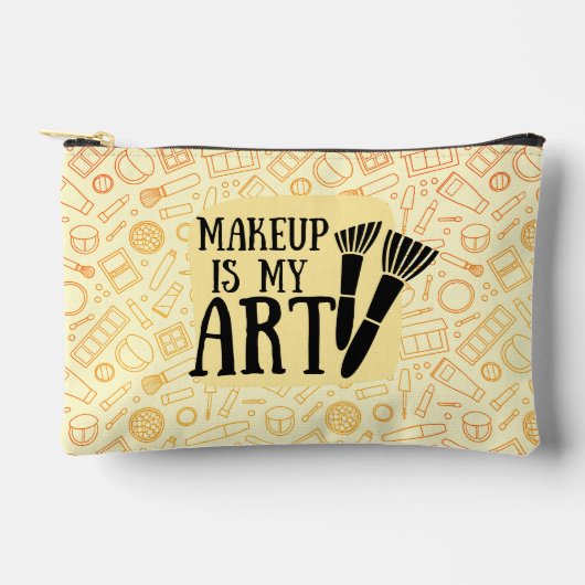 Make-up is mijn kunst kleine cosmetische tas (Voorkant)