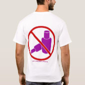 make - up is voor lelijke mensen t-shirt (Achterkant)