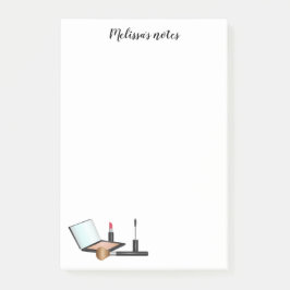 Make-up Items Kit Met Aangepaste Titel Post-it® Notes