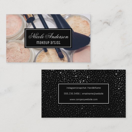 Make-up Kit | Visagist Visitekaartje (Voorkant / Achterkant)