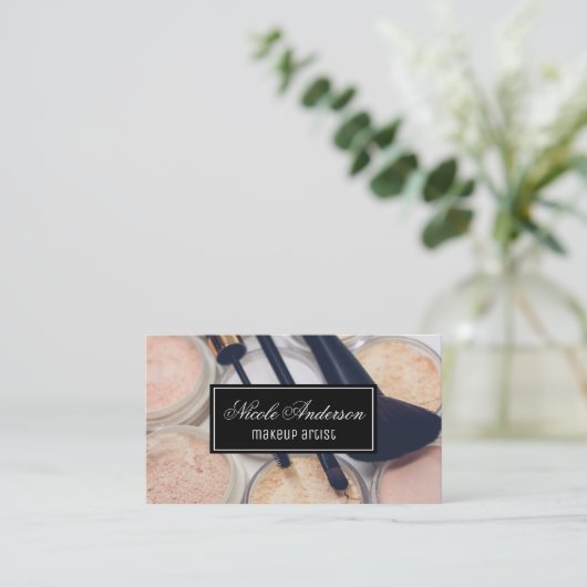 Make-up Kit | Visagist Visitekaartje (Staand voorkant)