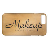 Make-up Koper Metaal Case-Mate iPhone Case (Achterkant (Horizontaal))