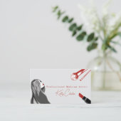 make-up kunstenaar visitekaartje (Staand voorkant)