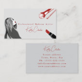 make-up kunstenaar visitekaartje (Voorkant / Achterkant)