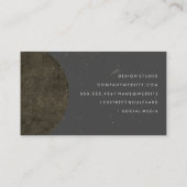 Make-up Kunstenaarschap Monogram Gesofisticeerd Visitekaartje (Achterkant)