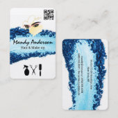 Make-up | Kusvlek | Haarverzorging | QR-code Visitekaartje (Voorkant / Achterkant)