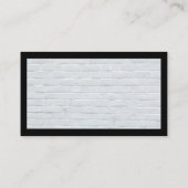 Make-up Kwasten Set | Moderne Witte Bakstenen Muur Visitekaartje (Achterkant)