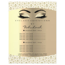 Make-up Lash Beauty Diamond White Flyer prijslijst
