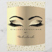 Make-up Lash Beauty Diamond White Flyer prijslijst (Achterkant)