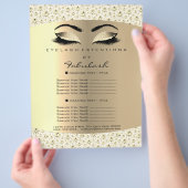 Make-up Lash Beauty Diamond White Flyer prijslijst (Hand)