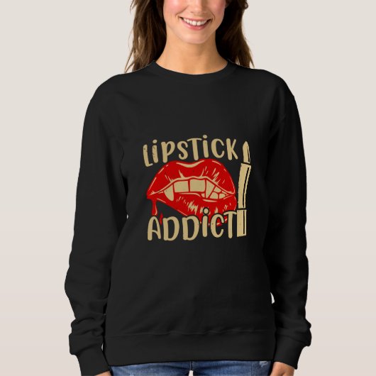 Make-up - Lippenstiftverslaafde Trui (Voorkant)