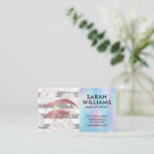 Make-up Logo | Schoonheid | Cosmetica Visitekaartje (Staand voorkant)