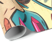  make-up meisjes strips cadeaupapier (Rol Hoek)