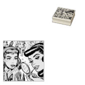 make-up meisjes strips rubberstempel (Gestempeld)