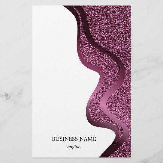 Make-up met glinsterend effect flyer (Achterkant)