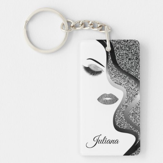 Make-up met glinsterend effect sleutelhanger (Voorkant)