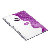 Make-up met glitereffect notitieboek (Rechterzijde)