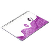 Make-up met glitereffect notitieboek (Linkerzijde)