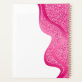 Make-up met lichtroze glitter effect planner (Achterkant)