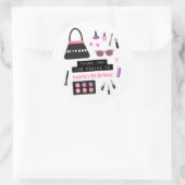 Make-up Mode Show Verjaardagsfeestje Deco Stickers (Tas)