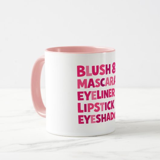 Make-up Mok (Voorkant links)