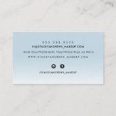 MAKE-UP OMBRE FADE schattige borstel geletterd bor Visitekaartje (Achterkant)