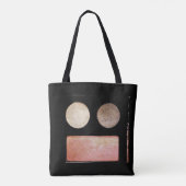 Make-up Palette-Face van Shirley Taylor Tote Bag (Achterkant)